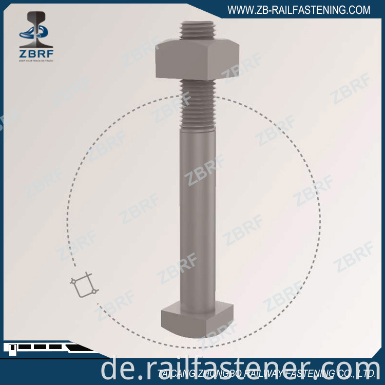 Arema Gr5 Square Head Bolt